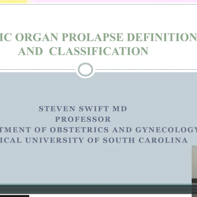 Pelvic Organ Prolapse Definition and Classification